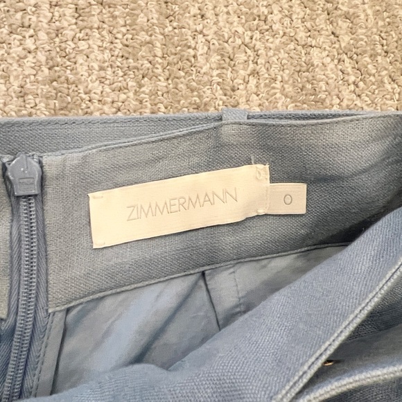 Zimmermann Junie Broderie Anglaise Linen Shorts - Picture 5 of 11